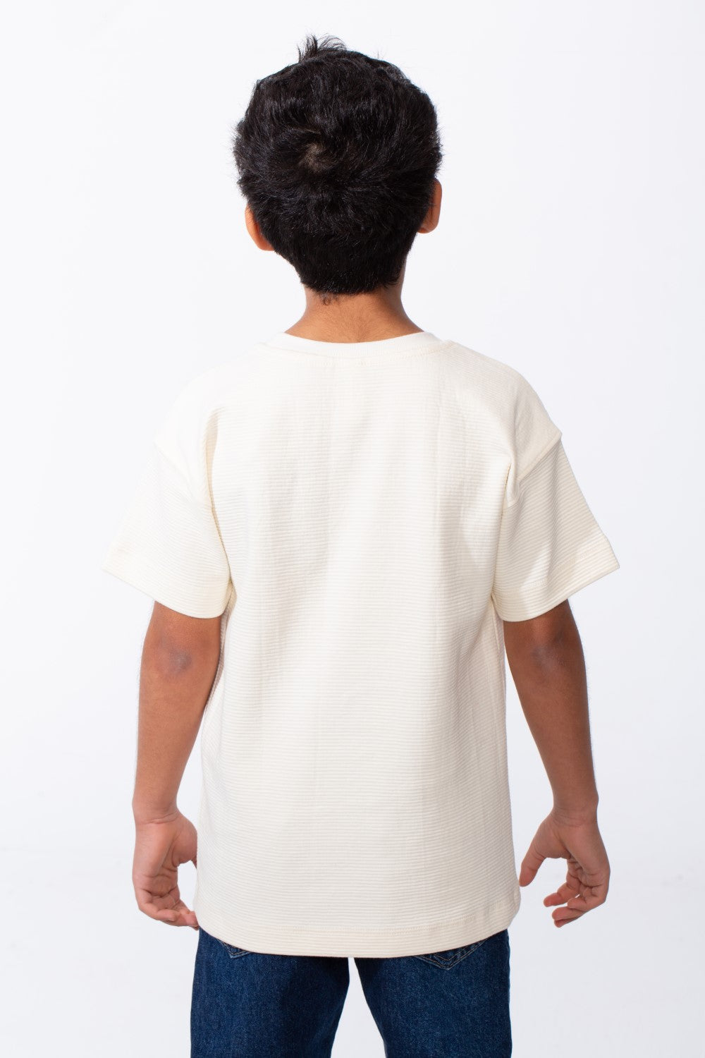 Boy's Short Sleeves Crew Neck Breathable Fabric Oversize Tomato Store Comfort Fit Basic T-Shirt