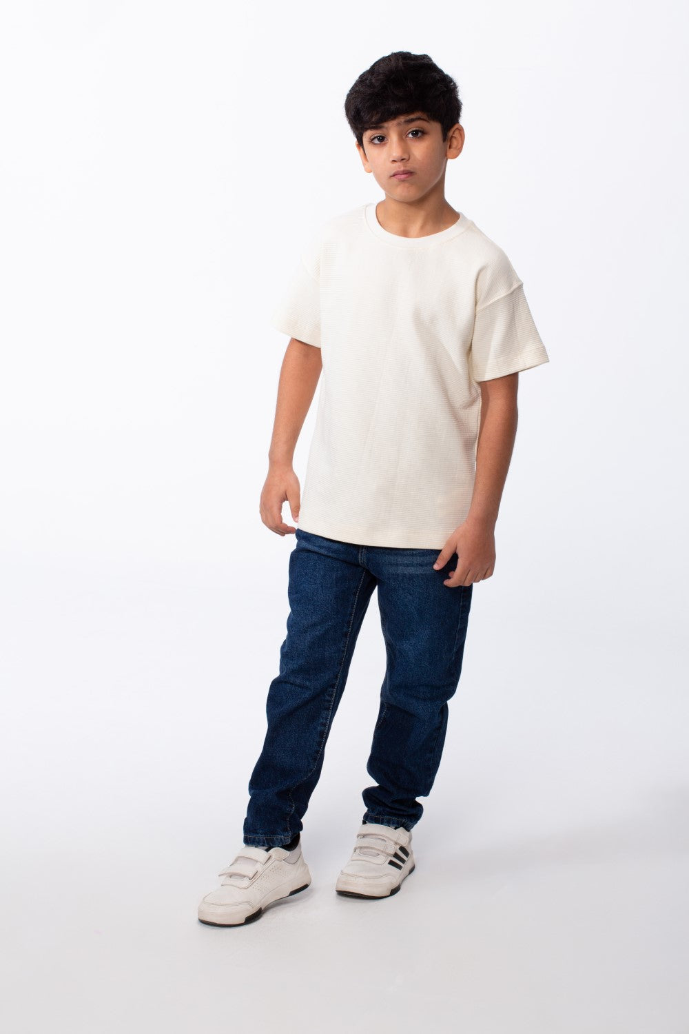 Boy's Short Sleeves Crew Neck Breathable Fabric Oversize Tomato Store Comfort Fit Basic T-Shirt
