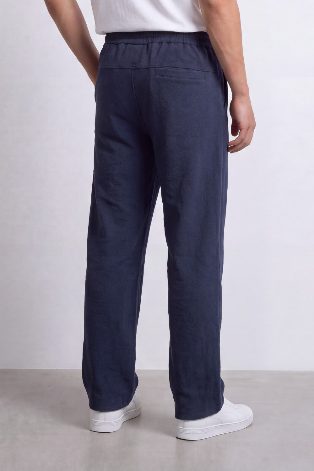 Men's Tomato Store Soft Brushed Twill Sweatpants Elastic Drawstring Waist Relaxed Wide Leg
