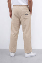 Men's Tomato Store Soft Brushed Twill Sweatpants Elastic Drawstring Waist Relaxed Wide Leg