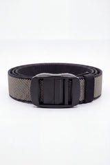 Men’s Tomato Store Textured Woven Web Belt Built With Rugged Utility Strap Matte Auto Lock Buckle