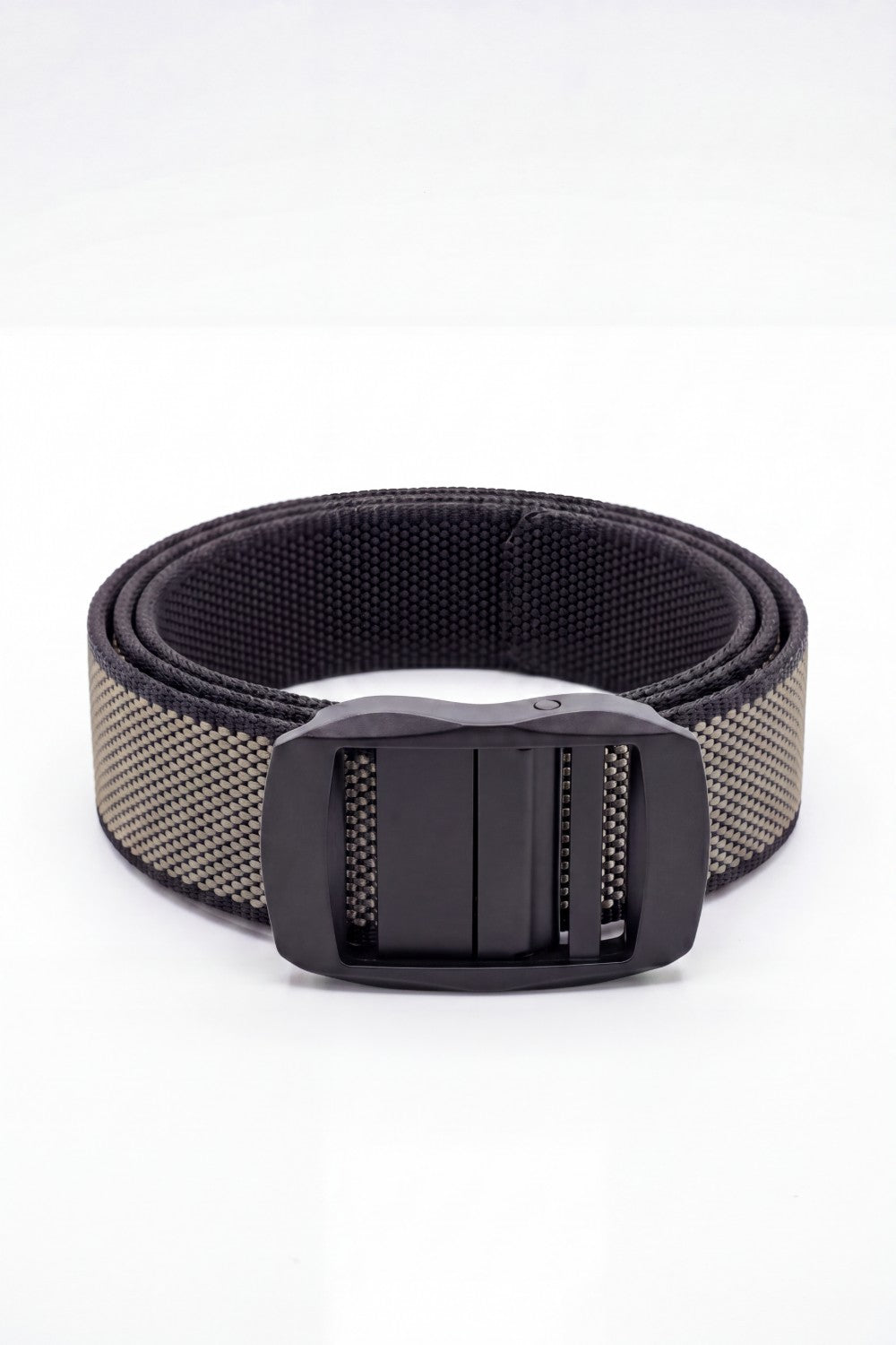 Men’s Tomato Store Textured Woven Web Belt Built With Rugged Utility Strap Matte Auto Lock Buckle
