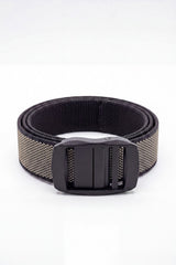 Men’s Tomato Store Textured Woven Web Belt Built With Rugged Utility Strap Matte Auto Lock Buckle