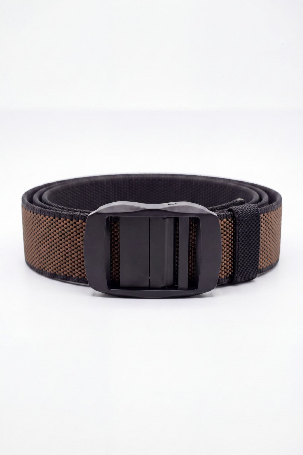 Men’s Tomato Store Textured Woven Web Belt Built With Rugged Utility Strap Matte Auto Lock Buckle