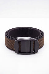 Men’s Tomato Store Textured Woven Web Belt Built With Rugged Utility Strap Matte Auto Lock Buckle