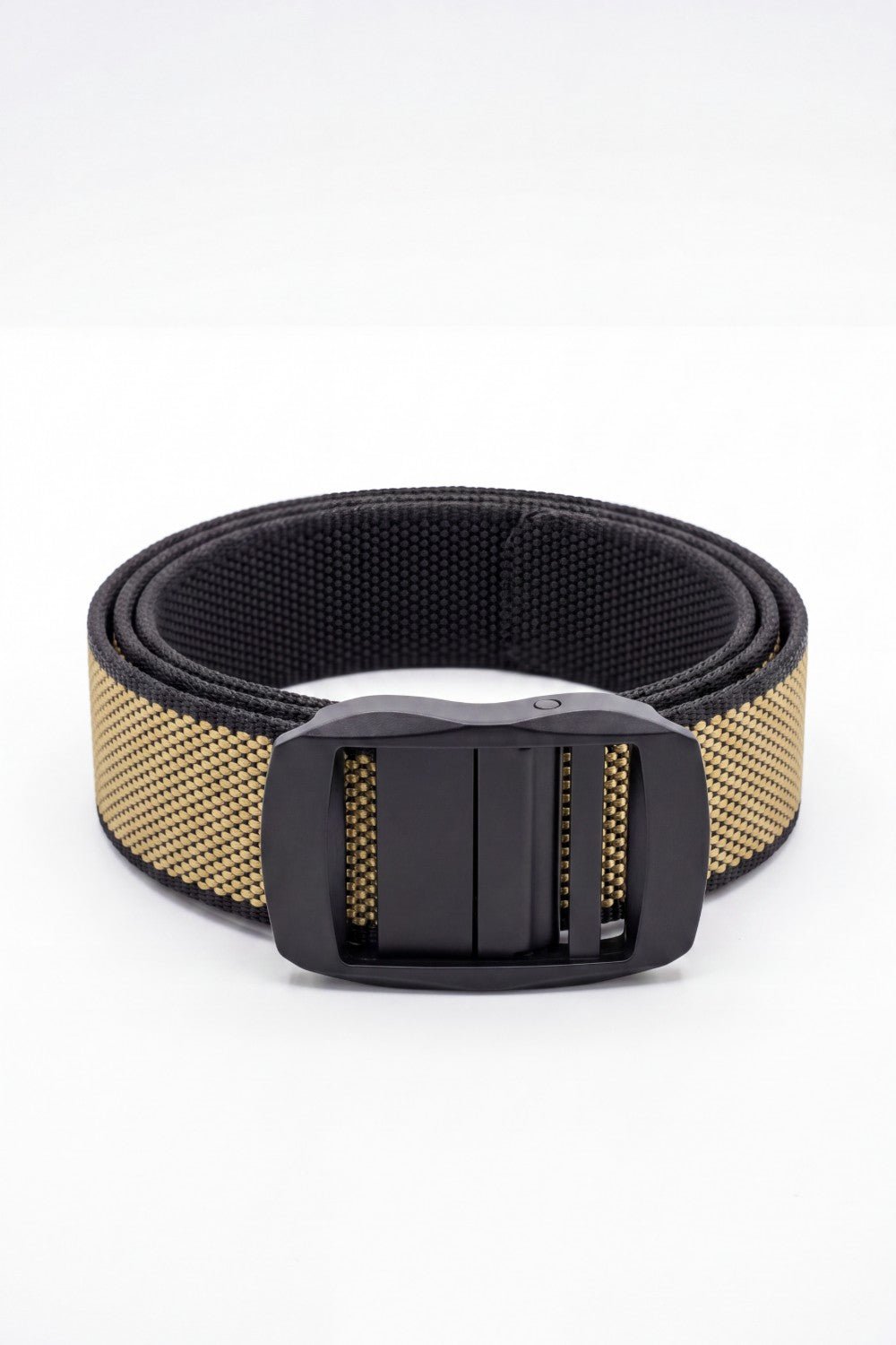 Men’s Tomato Store Textured Woven Web Belt Built With Rugged Utility Strap Matte Auto Lock Buckle