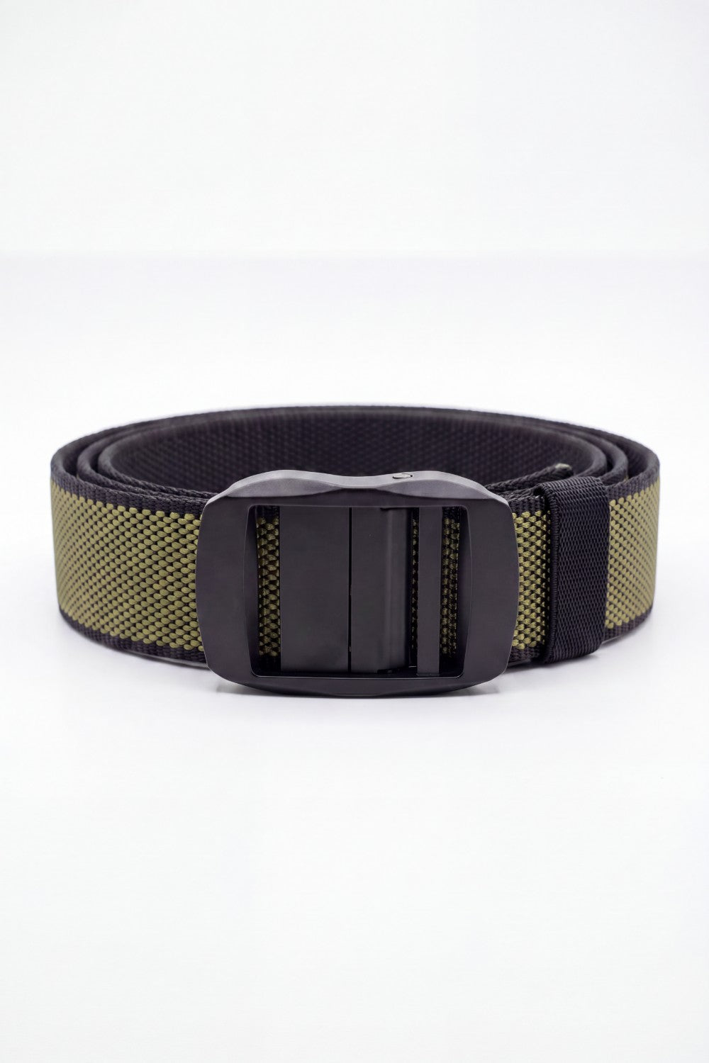 Men’s Tomato Store Textured Woven Web Belt Built With Rugged Utility Strap Matte Auto Lock Buckle