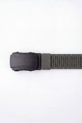 Men’s Tomato Store Faceted Buckle Web Belt With Stretch Woven Strap Push Lock Closure