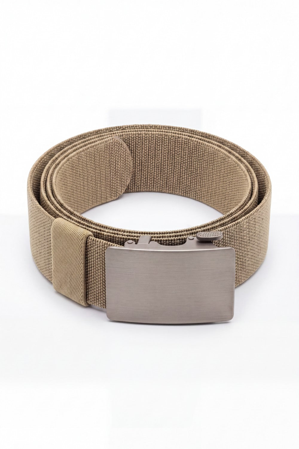 Men’s Tomato Store Smooth Plate Web Belt Designed With A Stretch Woven Strap Low Profile Auto Lock