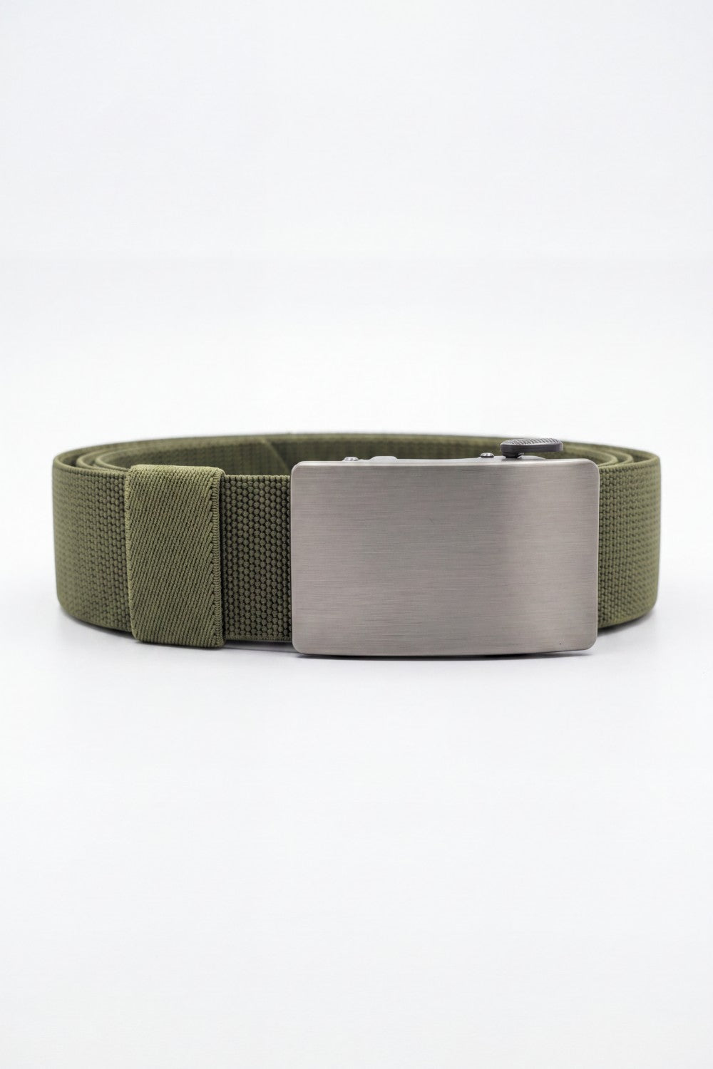 Men’s Tomato Store Smooth Plate Web Belt Designed With A Stretch Woven Strap Low Profile Auto Lock