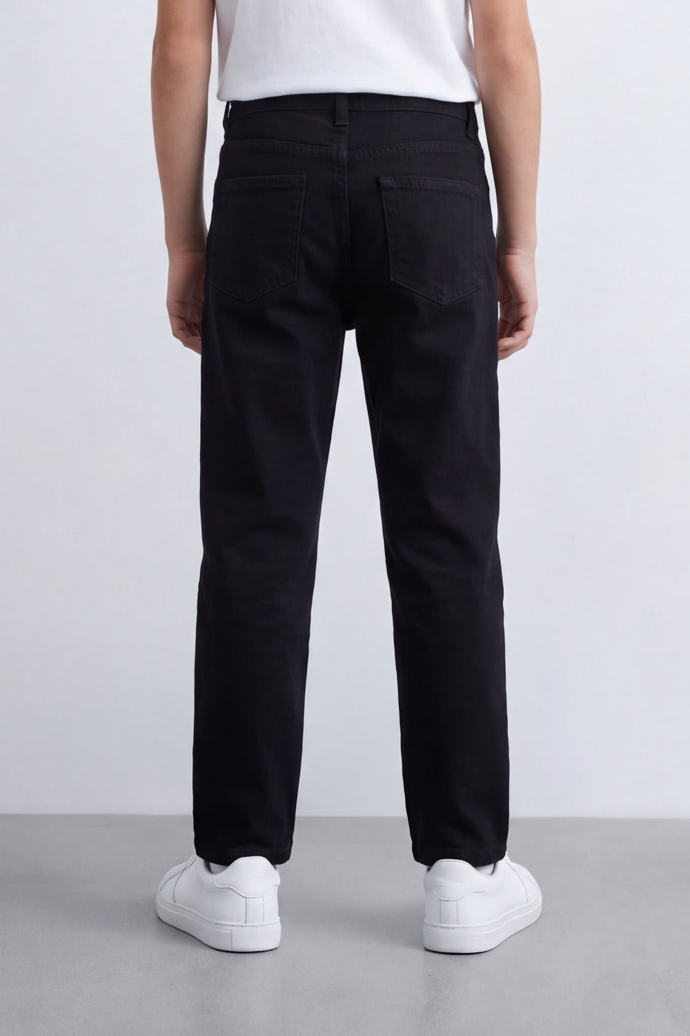 Boy's Tomato Store Dark Wash Denim Jeans Pants Subtle Faded Effect Classic Five-Pocket Boyfriend