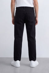 Boy's Tomato Store Dark Wash Denim Jeans Pants Subtle Faded Effect Classic Five-Pocket Boyfriend