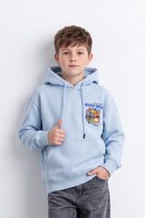 Boy's Tomato Store Sweatshirt Oversize Cartoon Collage Back Graphic Hooded Design