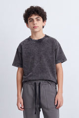 Men's Tomato Store Soft Twill Cargo Jogger Pants Patch Pocket Detail Elastic Drawstring Wide Leg