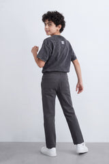 Men's Tomato Store Soft Twill Cargo Jogger Pants Patch Pocket Detail Elastic Drawstring Wide Leg