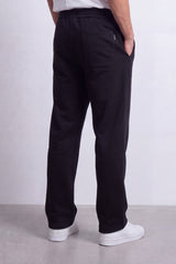 Men's Tomato Store Soft French Terry Track Sweatpants Tonal Logo Detail Wide Leg Melton