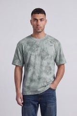Men’s Tomato Store Cloud Wash T-Shirt Crafted With Crew Neck Drop Shoulder Relaxed Street Fit