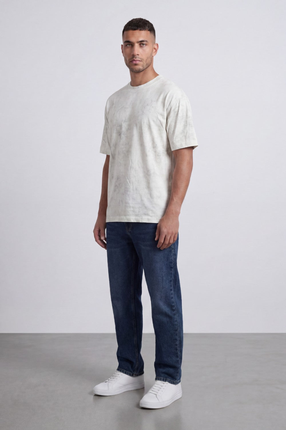 Men’s Tomato Store Faded Texture Relaxed Fit T-Shirt With Soft Washed Surface
