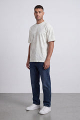 Men’s Tomato Store Faded Texture Relaxed Fit T-Shirt With Soft Washed Surface