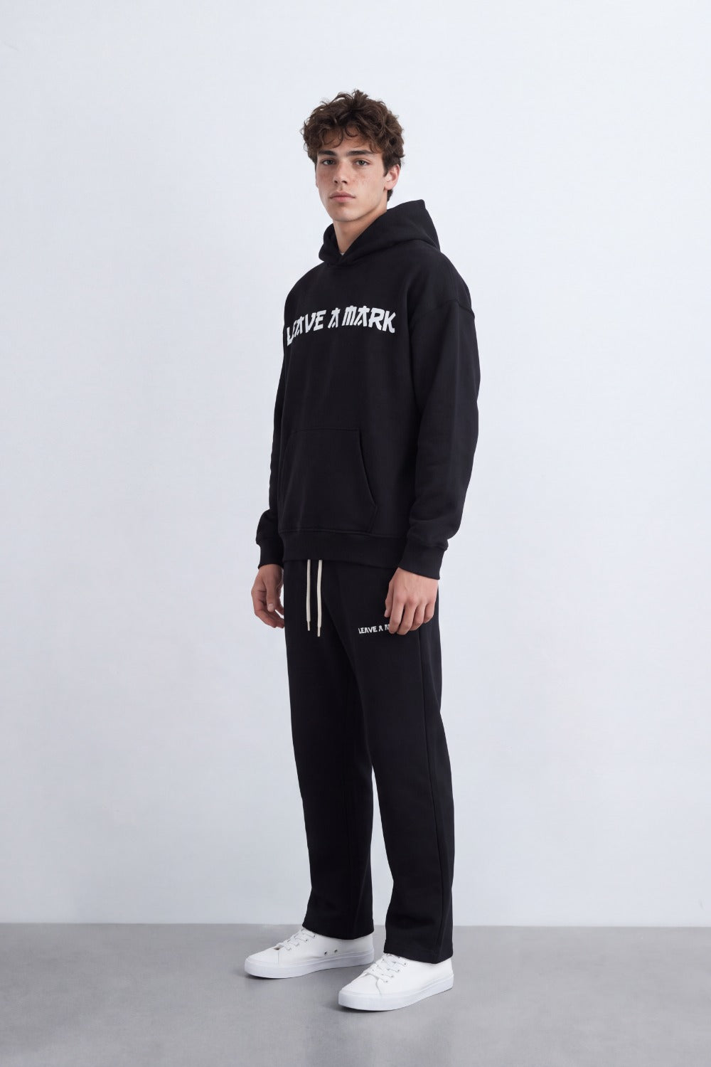Men's Tomato Store Outfit Oversize Hooded Design Typography