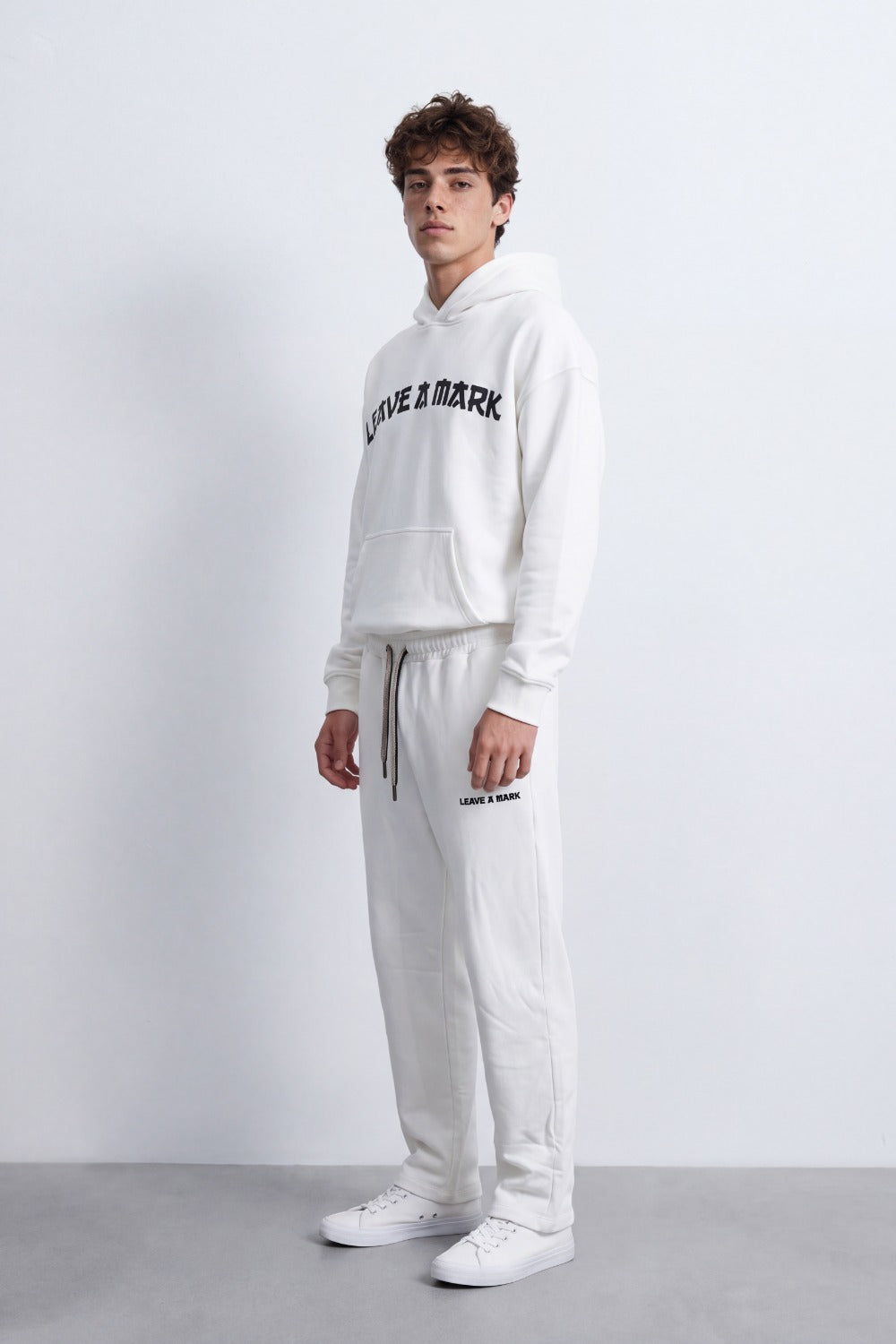 Men's Tomato Store Outfit Oversize Hooded Design Typography