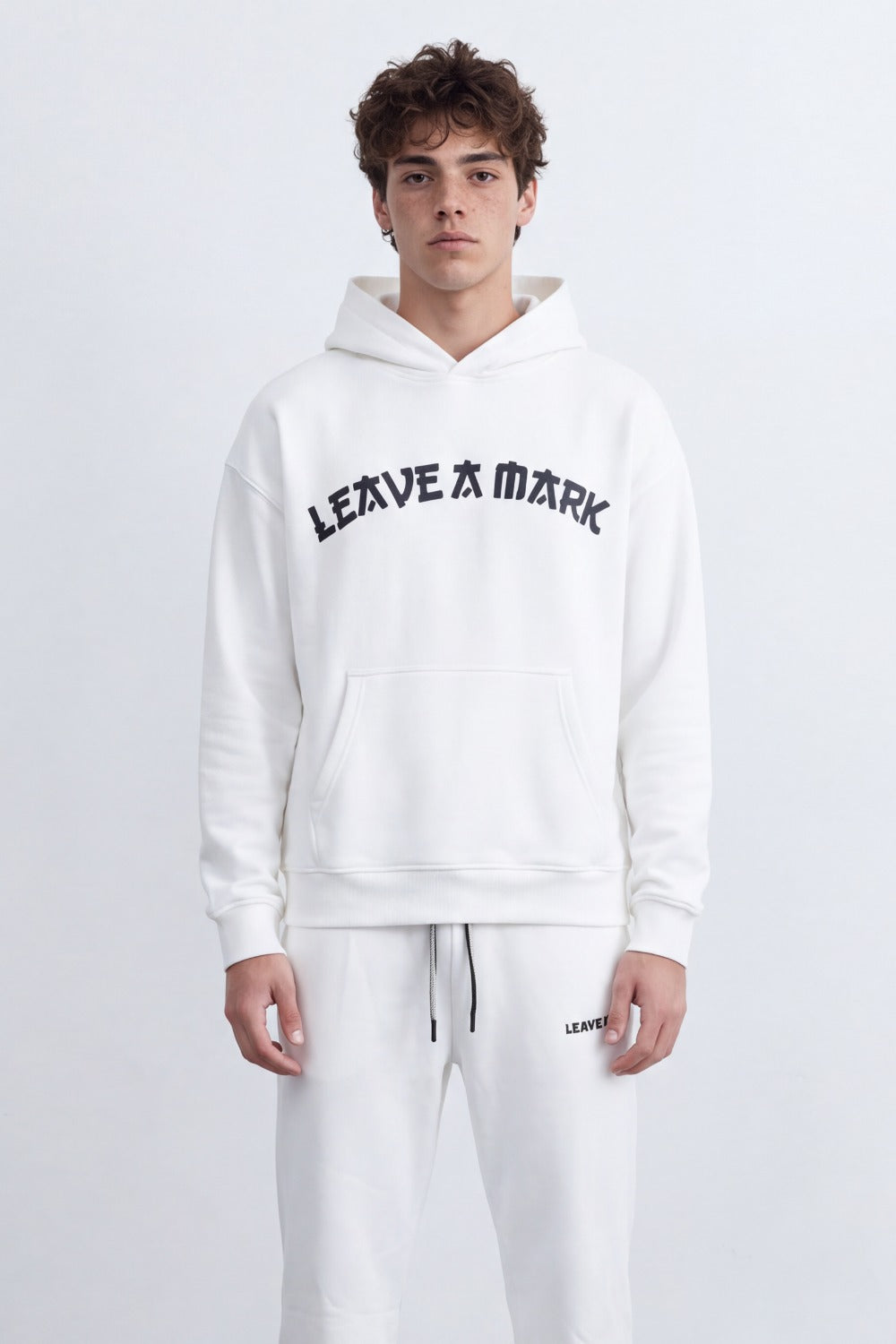 Men's Tomato Store Outfit Oversize Hooded Design Typography