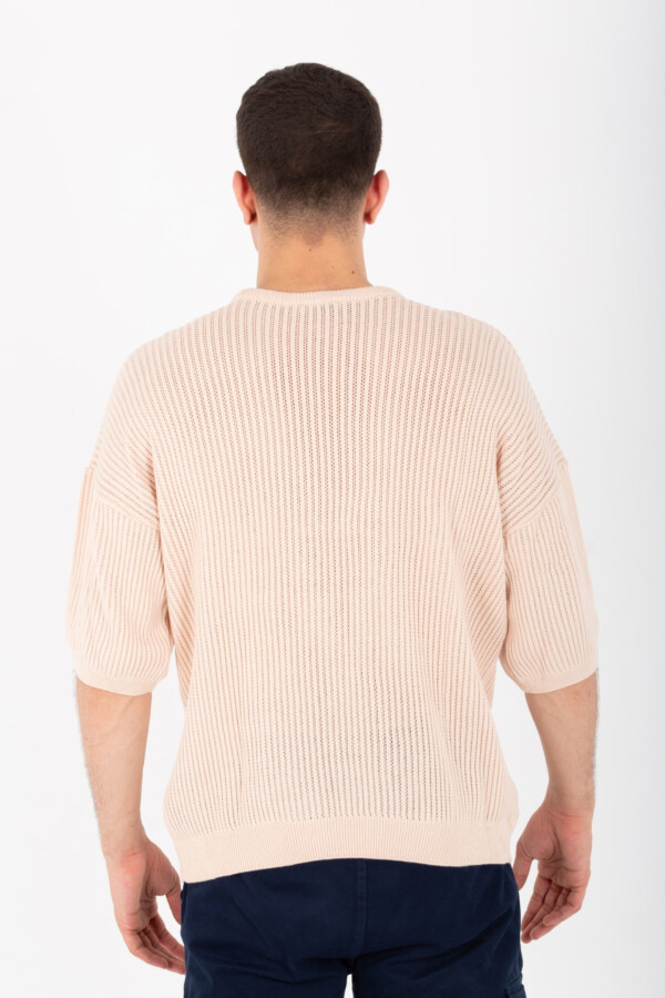 تيشرت رجالي بيزك راوند سليم فيت تريكو بخامة عالية الجودة