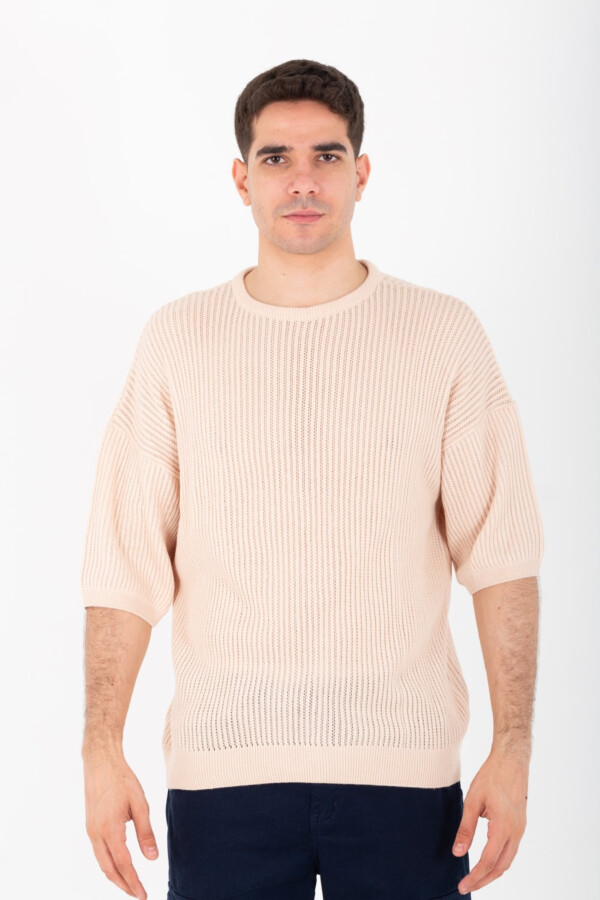 تيشرت رجالي بيزك راوند سليم فيت تريكو بخامة عالية الجودة