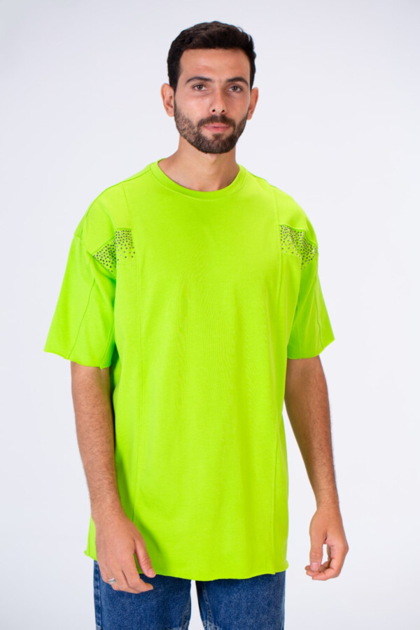 Mens Round Oversize Basic Plain T-shirt With A Modern Fit