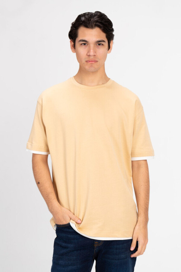 Men's Basic Oversized Melton T-Shirt