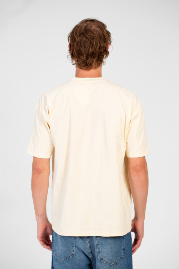 تيشرت رجالي بيزك ياقة دائرية تلبيس عادي بأكمام قصيرة بخامة تتنفس