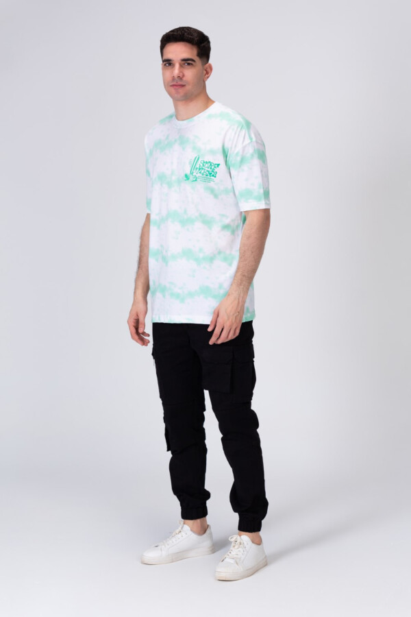 Mens Printed T-shirt With Round Neck