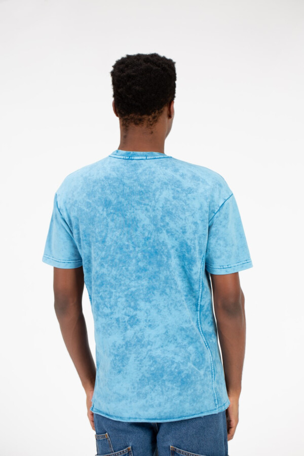 Men's Printed Half Sleeve Washed T-Shirt