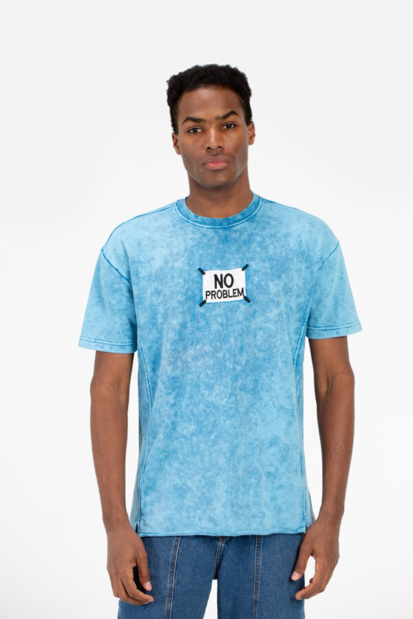 Men's Printed Half Sleeve Washed T-Shirt