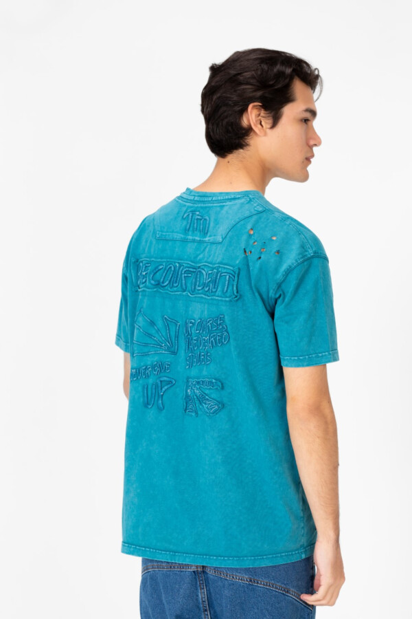 Men's Printed Crew Neck Short Sleeve T-Shirt