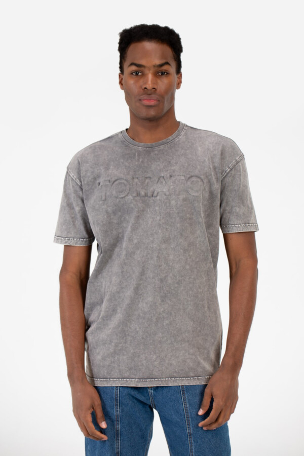 Men's Tomato Washed Oversized Half Sleeve T-Shirt