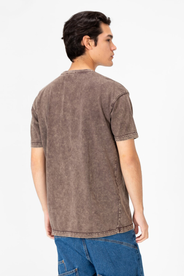 Men's Round Neck Half Sleeve Washed T-Shirt