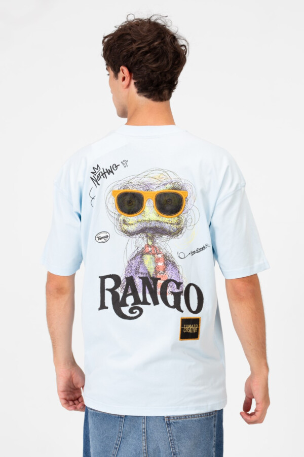 Men's Tomato Regular Fit T-Shirt With Modern Print And Round Neck