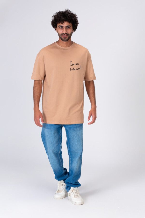 Mens Casual Comfortable Cotton Printed T-Shirt