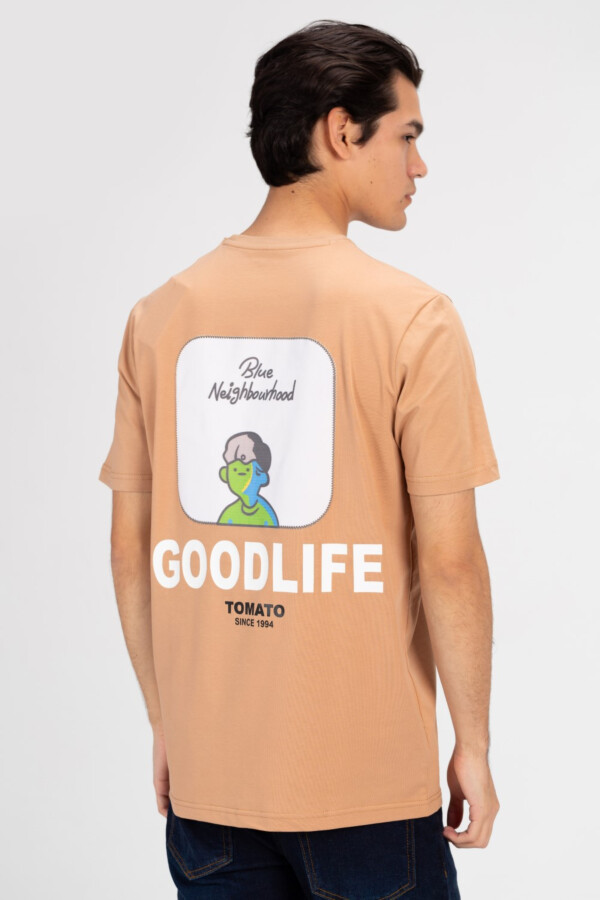 Men's Printed Crew Neck Slim Fit T-Shirt