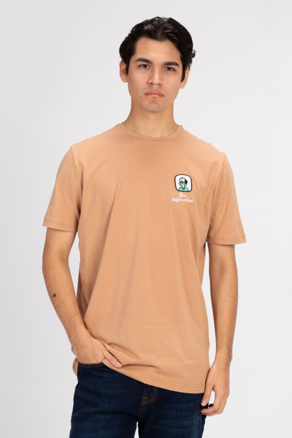 Men's Printed Crew Neck Slim Fit T-Shirt