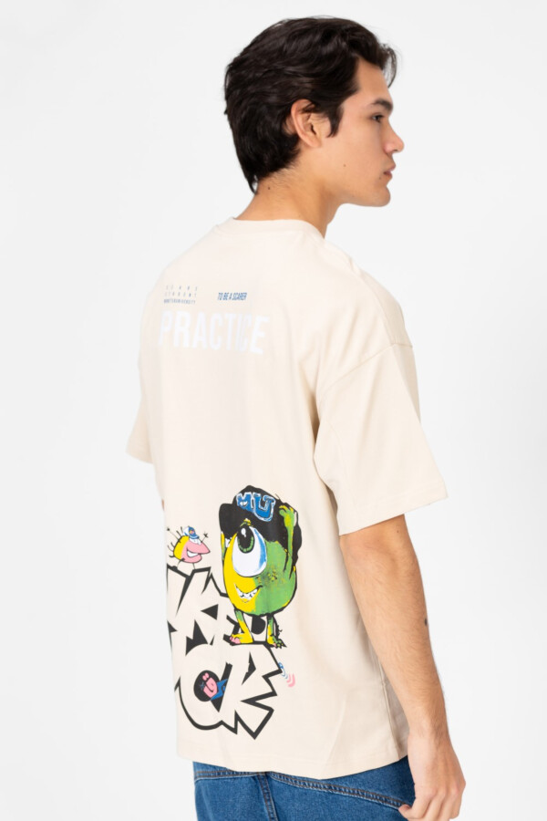 Men's Oversized Half Sleeve T-shirt Printed