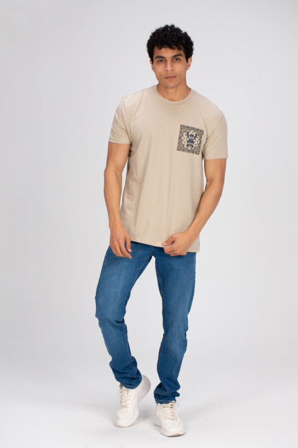 Men's Front Left Chest & Back Printed Regular Fit Made Of Soft Cotton T-shirt