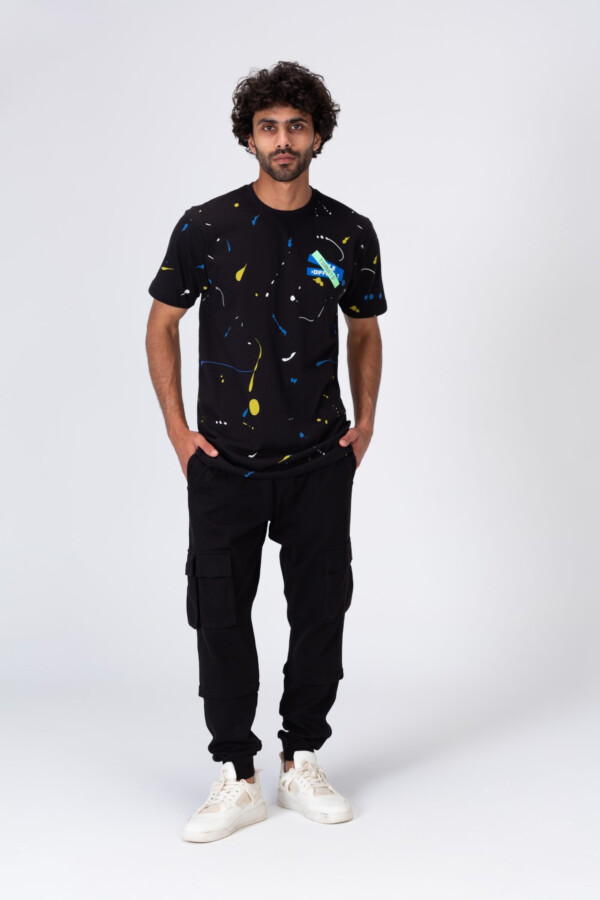 Mens T-shirt Printed In Trendy Colors And Comfortable Material