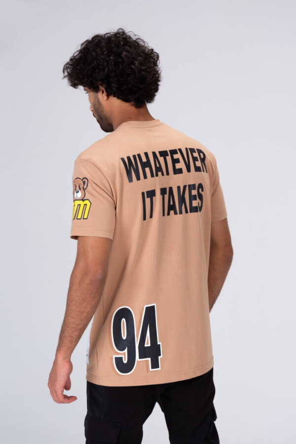 تيشرت رجالي مصنوع من القطن الناعم بطباعة عصرية