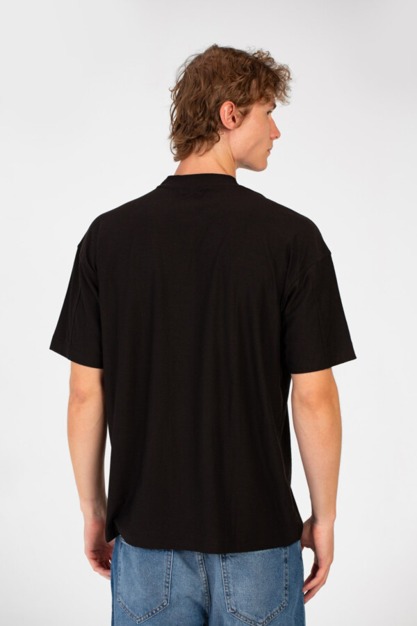 تيشرت رجالي صيفي بيزك سادة تلبيس عادي بأكمام قصيرة ياقة دائرية