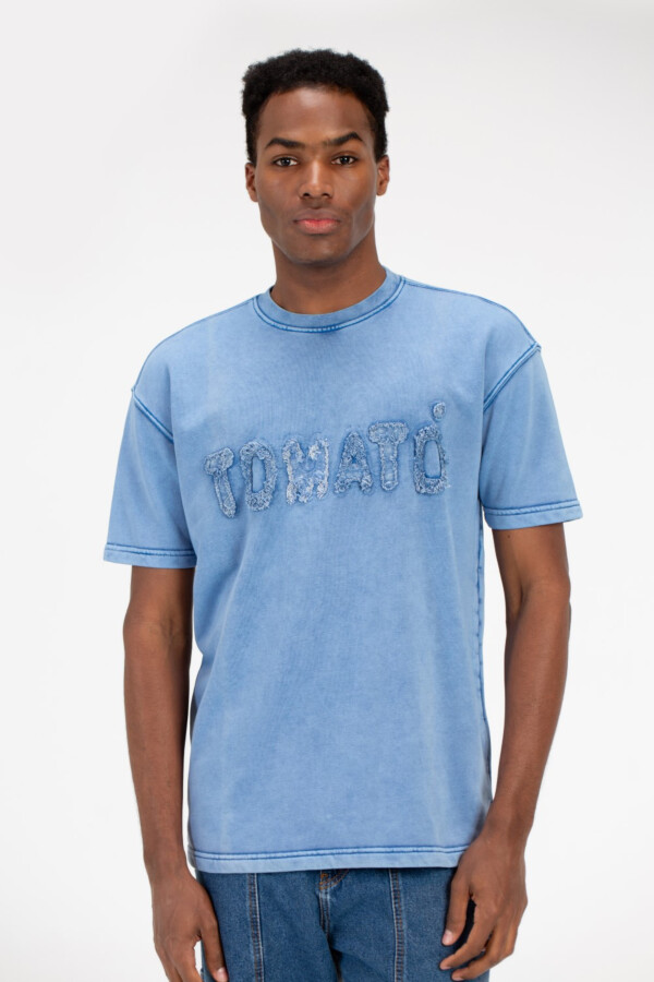 Men's Tomato Crew Neck Half Sleeve T-Shirt