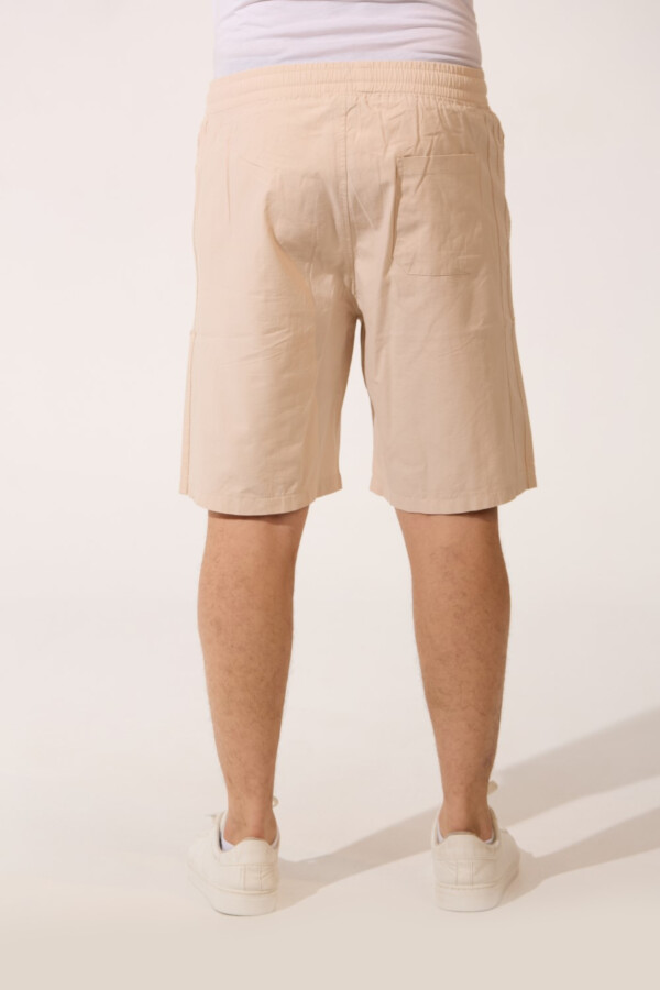 Men's High Quality Basic Linen Short With Drawstring At The Waist And Pockets