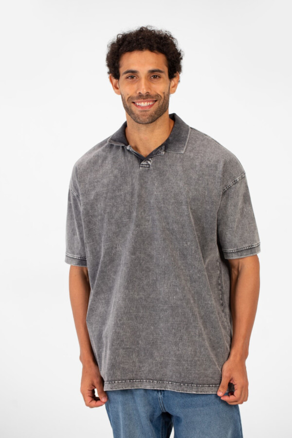 تيشرت رجالي بياقة بولو عصرية  تلبيس عادي بوليفار محجر بأكمام قصيرة