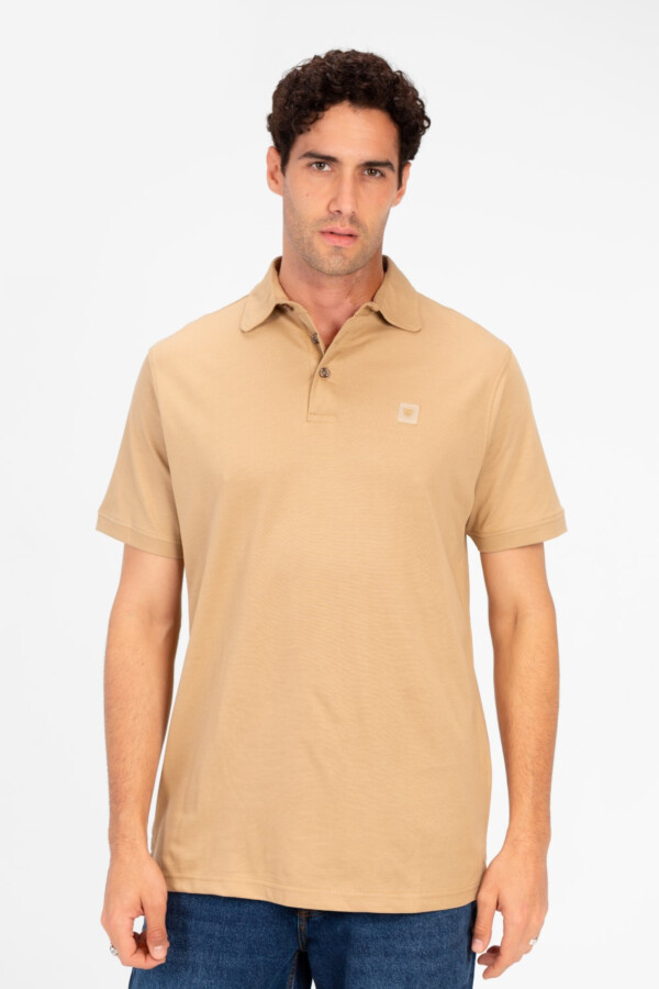 تيشرت بولو رجالي توميتو بنصف أزرار سليم فيت